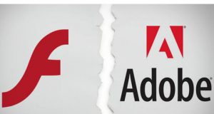 Broken Adobe Flash Logo