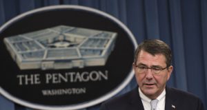 Ash Carter. Pentagon.