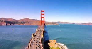 Golden Gate View from Above