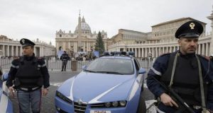 Italian Police in front of Vatican