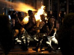 Protesters clash with police in Macedonia