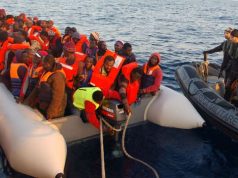 Migrants stopped by Italian Navy