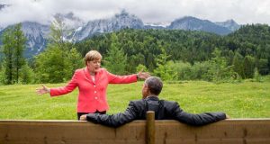 Merkel and Obama