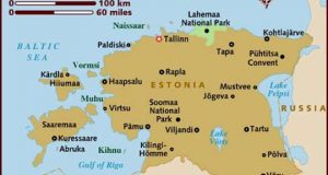 Map of Estonia