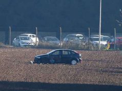 Car used in the Flawinne barracks attack