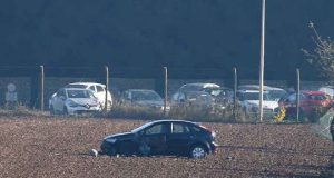 Car used in the Flawinne barracks attack