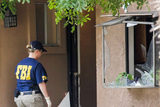 FBI search home in San Bernardino