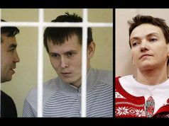 GRU captives and ukrainian pilot savtchenko