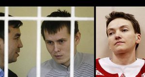 GRU captives and ukrainian pilot savtchenko