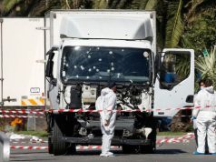 Truck used in Nice terrorist attack