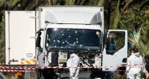 Truck used in Nice terrorist attack