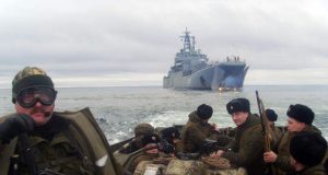 Russian Northern Fleet Exercise