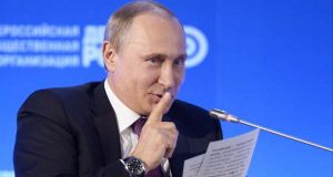 Putin do not tell gesture