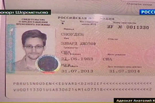 Snowden's russian ID