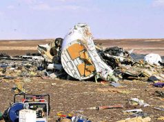 Russian Airplane Wreckage