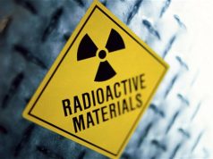 Radioactive materials sticker
