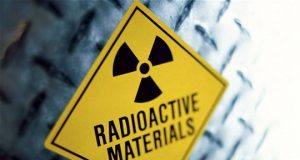 Radioactive materials sticker