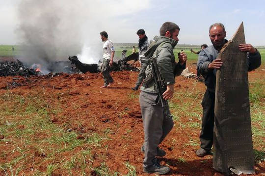 Syrian Jet Wreckage